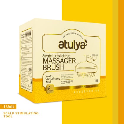 Atulya Scalp Exfoliating Massager Brush for Scalp Stimulation
