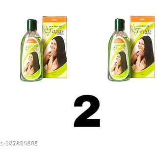 Tapas Hair Oil All Type of Hair Problem Herbal Growth Hair Oil Nourishes Hair Root And Scalp Improve Blood Circultion Hair Follicles (Each100ml) (Pack Of 2)