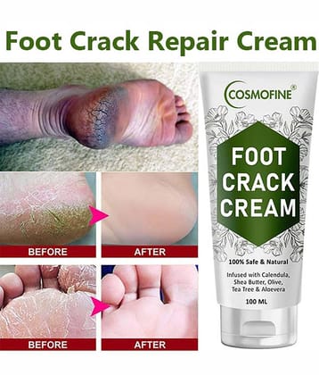 COSMOFINE Cracked Skin Repair Cream, Crack Heal Cream, Foot Crack Cream for All year (100 mL)