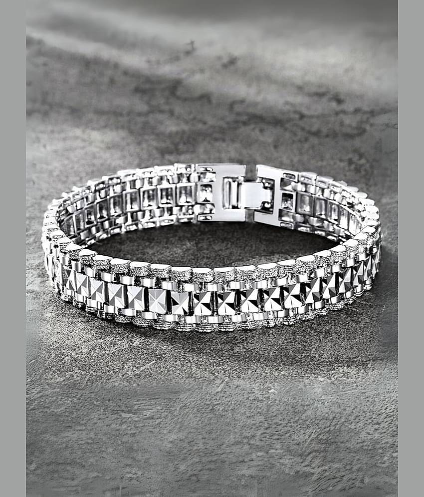 Style Wind Silver Bracelet ( Pack of 1 )