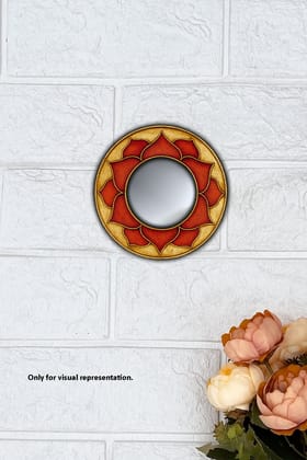 Dbeautify's DIY Lotus Petal MDF Mirror Frame