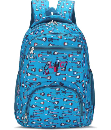 CLUCI Blue Polyester Backpack For Kids