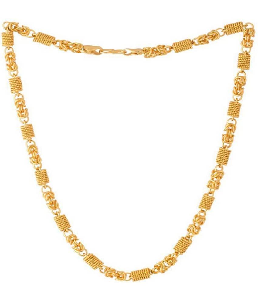Shankhraj Mall Gold Plated Mens Necklace Chain-1003