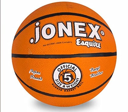 JJ Jonex Esquire No.5 Basketball (Orange)