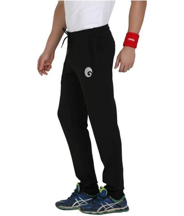 Omtex - Black Cotton Men's Trackpants ( Pack of 1 )