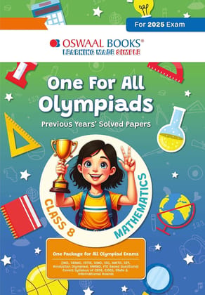 One For All Olympiads class 8 Mathmatics.Oswaal books For 2025 Exams. [Paperback] Arihant