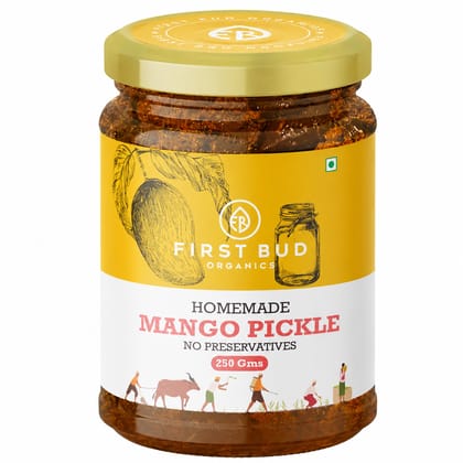 Homemade Mango Pickle - 250gm | Authentic Indian Taste & Secret Rajashtani Receipe | Dry & Spicy Mango Pickle | Handmade With Fresh Ingreidents | Perfect For Meals & Snacks Homemade Mango Pickle - 250gm | Authentic Indian Taste & Secret Rajashtani Receipe | Dry & Spicy Mango Pickle | Handmade With Fresh Ingreidents | Perfect For Meals & Snacks