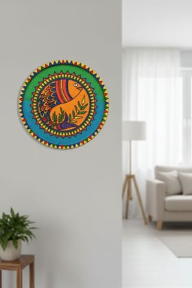 Dbeautify's DIY MDF Fish & Floral Mandala Wall Plate Dbeautify's DIY MDF Fish & Floral Mandala Wall Plate