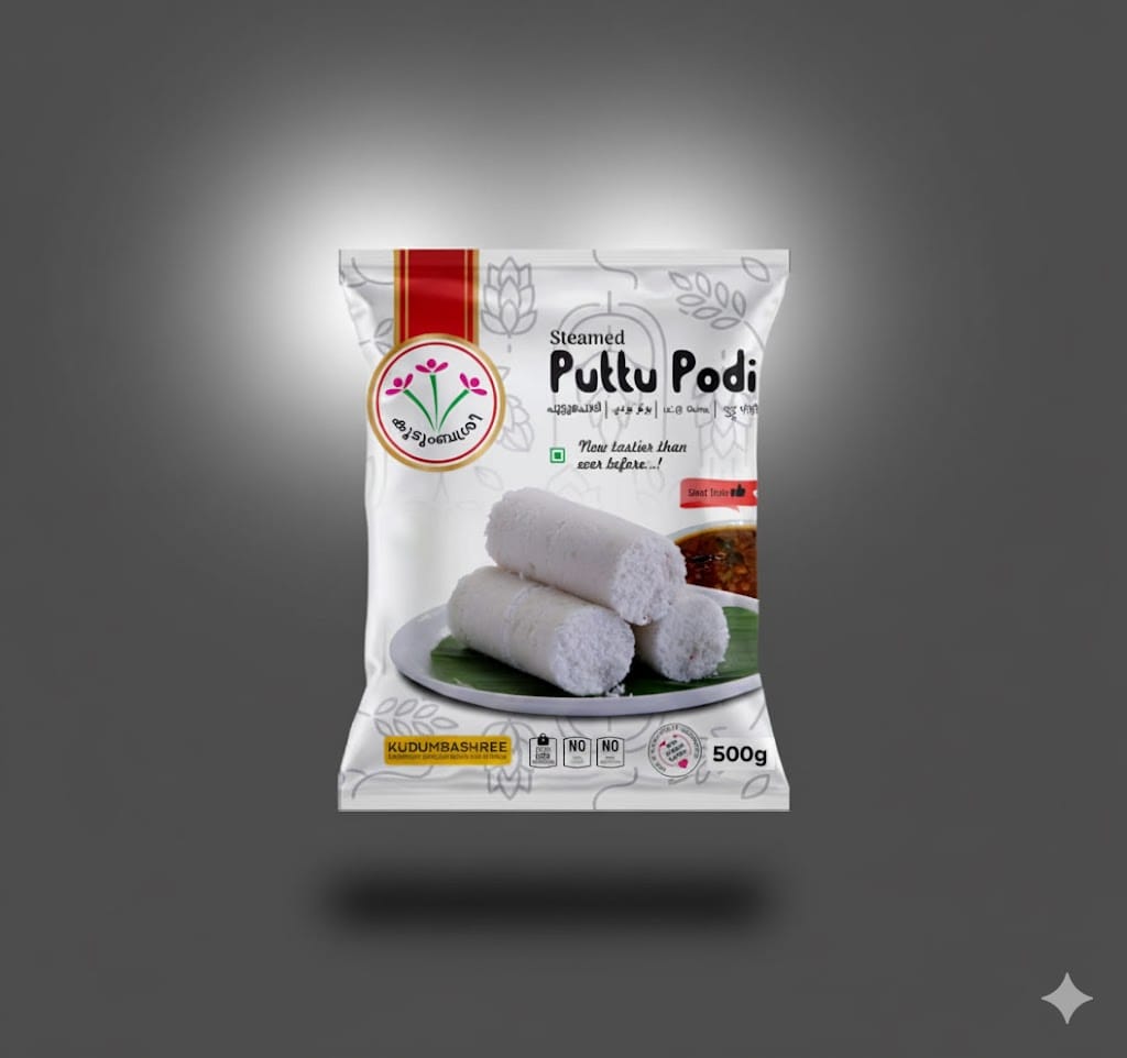 Kudumbashree Steamed Puttu Podi – Soft & Fluffy Mix (500)