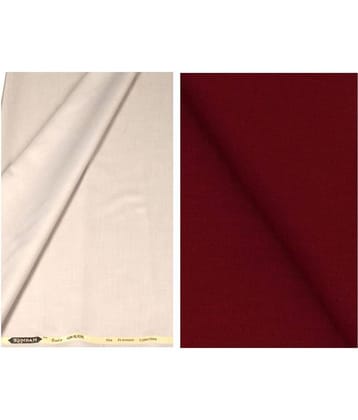 KUNDAN SULZ GWALIOR Multi Cotton Blend Unstitched Shirts & Trousers
