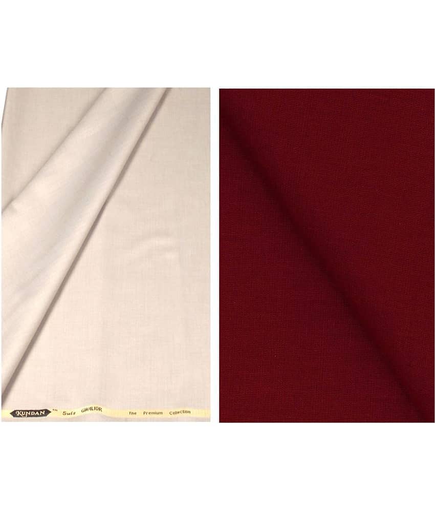 KUNDAN SULZ GWALIOR Multi Cotton Blend Unstitched Shirts & Trousers