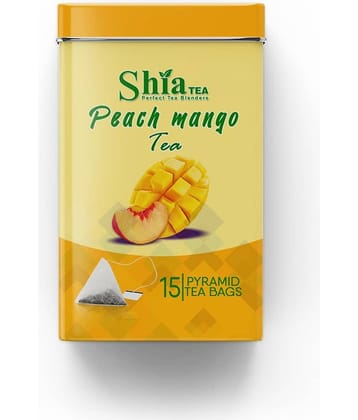 shia Tea Fruit Infusion Tea Bags Peach Mango 30 gm Pack of 15