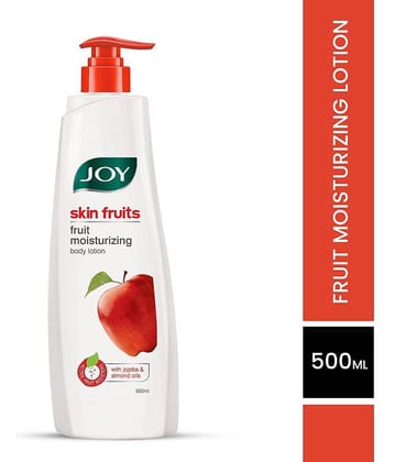 Joy Skin Fruits Moisturizing Body Lotion - Lightweight, Non Sticky & Non Greasy 500ml, (Pack of 1)