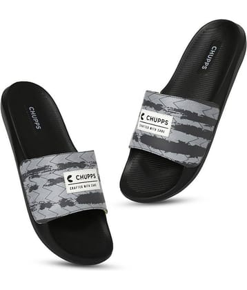 CHUPPS Black Men's Slide Flip Flop