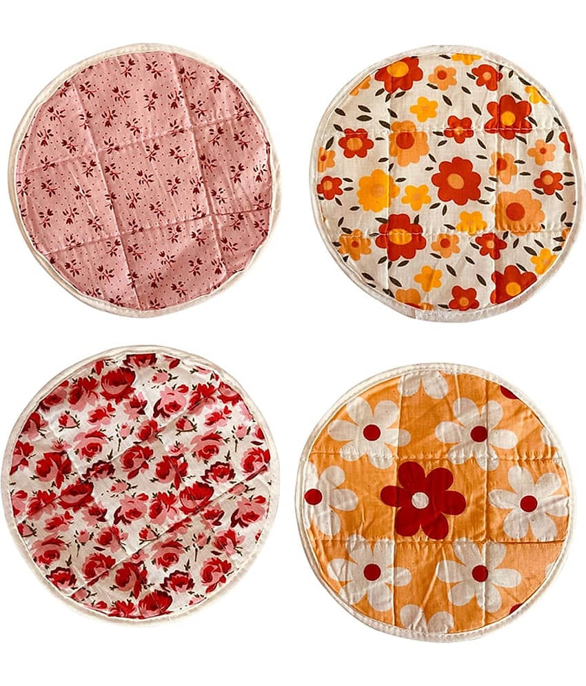 4 Pieces Roti Cover/Chapati Cover/Roti Rumals (Multicolour)