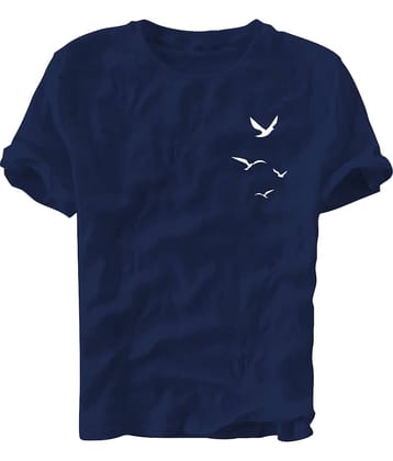 fashion and youth Pack of 1 Cotton Blend Relaxed Fit Men's T-Shirt ( Black )