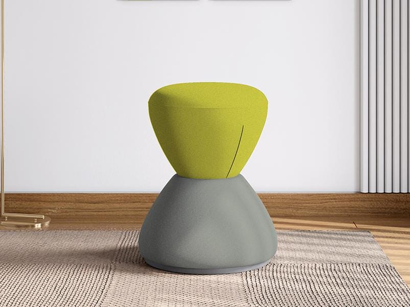 Loop Pouf (Citron Color)