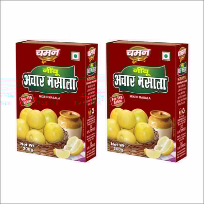 Chaman Nimbu Achar Masala, 200 gm - Pack of 2