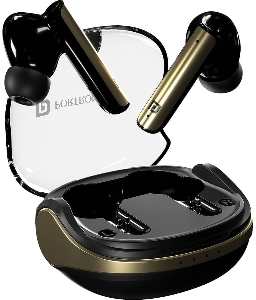 Portronics Harmonics Twins S7 On Ear TWS Black