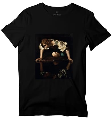 Narcissus Art T-shirt-36 - XS / Black