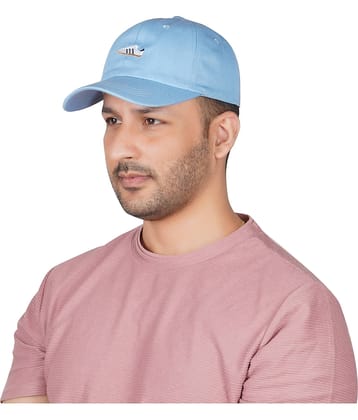 valdez White Cotton Men's Cap ( Pack of 1 )