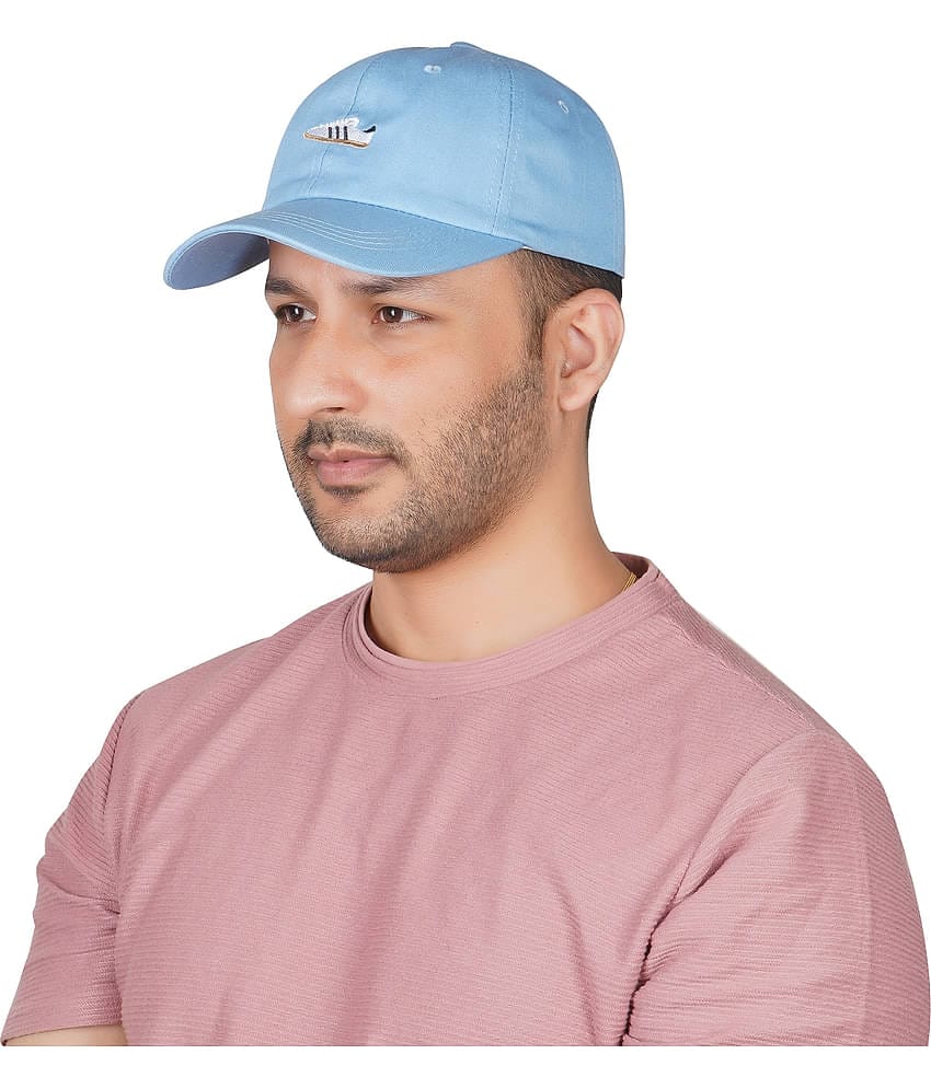 valdez White Cotton Men's Cap ( Pack of 1 )