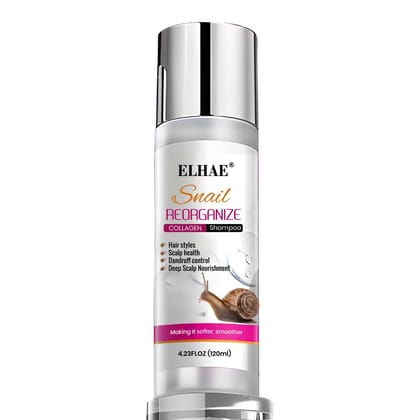 ELHAE Snail Collagen Serum with Niacinamide & Hyaluronic Acid | Snail Mucin Repairing Essence for Hydration, Dark Spot Reduction, and Wrinkle Care | Face Serum for Radiant Skin - 30ml