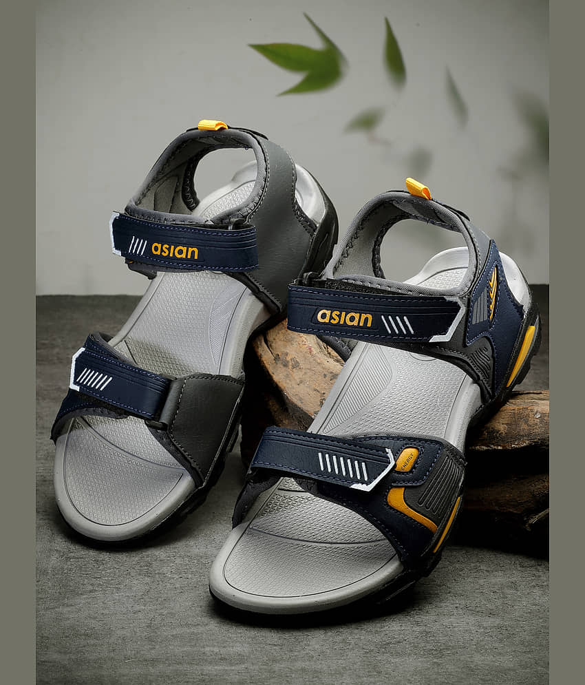 ASIAN - Navy Men's Floater Sandals