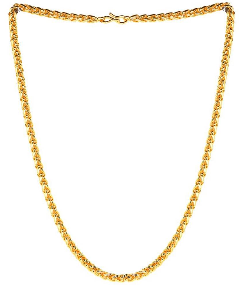 SHANKH-KRIVA Gold Plated Chain ( Set of 1 )
