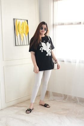 Silver Glossy Leggings-4XL