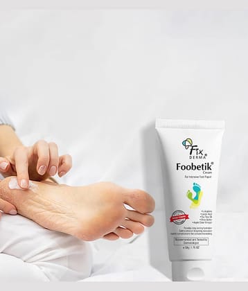 Fixderma Foobetik Foot Cream for Dry & Cracked Feet, Moisturizes & Repair Feet 50g,(Pack of 1)