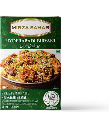Mirza Sahab Hyderabadi Biryani Instant Mix 50 gm Pack of 4