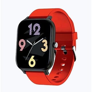 ZEBRONICS fit80 red grey Smartwatch (Red Strap, 4.29cm,TFT color display)_396clone.
