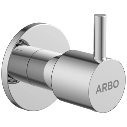 LX-1340 Exposed Part Kit Of Concealed Stop Cock & Flush Cock With Fitting Sleeve, Operating Lever & Adjustable Wall Flange
