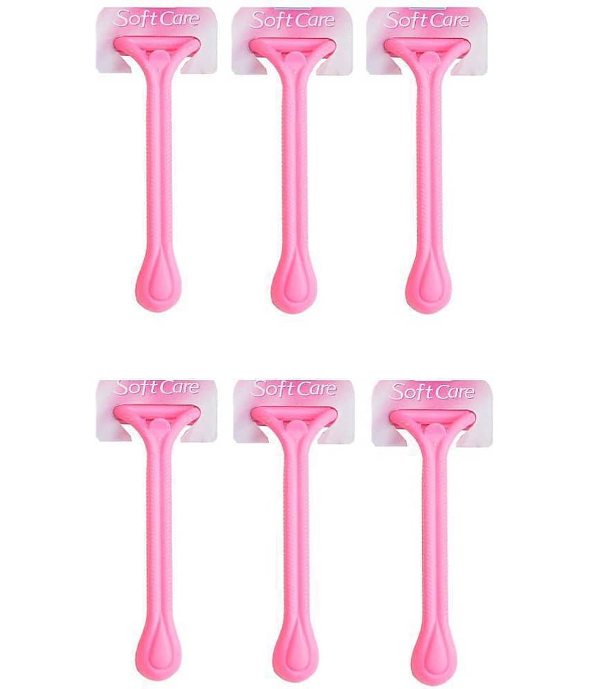 Disposable Razor for Body for Women and Men .(Pack of 6 Razor) Use and Throw Blue Or Pink Random Colour