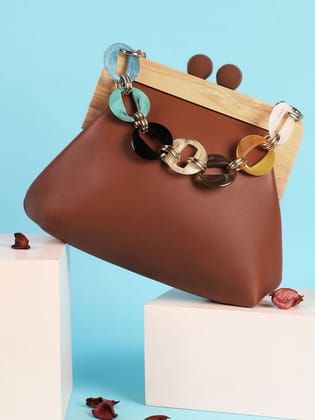 Adele Brown Mini Bag-Handheld Bag