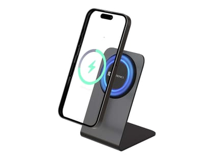 Portronics Flux 2 15W Qi2 Certified Fast Charging Wireless Charger, MagSafe Compatible, Best for 16, 16 Plus, 16 Pro, 16 Pro Max, iPhone 