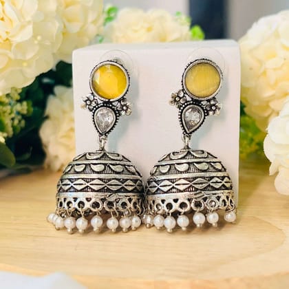 Inara Rumi Earrings-Yellow
