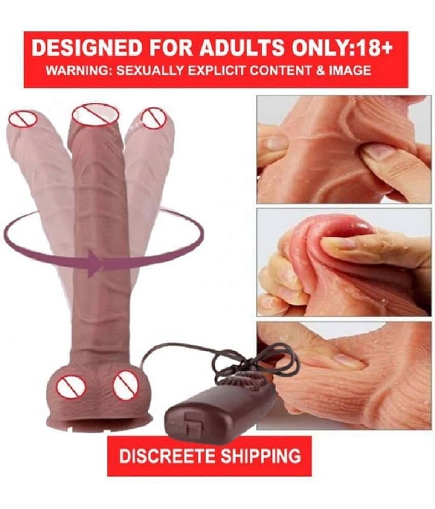 Multi-Speed Rotating Dildo Vibrator Realistic Dildo with Strong Suction Cup Sex Toys For Women/Men - Premium Dildo - Sex Tantra