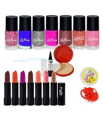 Adbeni Premium Nail Paint Lipstick & Nail Tissue Paper-G337 Makeup Kit 100