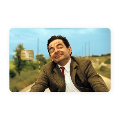 Mr Bean Enjoying Card