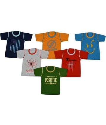 DIAMOND EXPORTER Pack of 6 Baby Boys Cotton T-Shirt ( Multi )