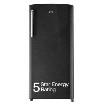 Godrej 194 L 5 Star Turbo Cooling Technology Ensuring Faster Cooling Direct Cool Single Door Refrigerator With Advanced Inverter Technology (2025 Model, RD EMARVEL 215E THI FS ST, Fossil Steel) Godrej 194 L 5 Star Turbo Cooling Technology Ensuring Faster