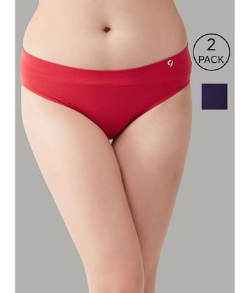 C9 Airwear Pack of 2 Nylon Solid Women's Briefs ( Multi Color )