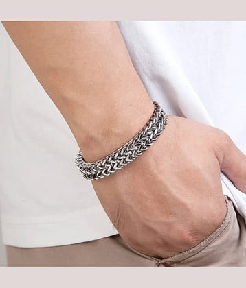 Thrillz Silver Bracelet ( Pack of 1 )