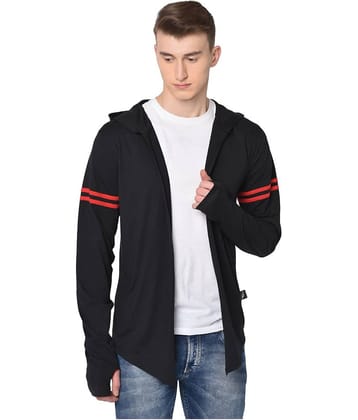 Glito - Black Cotton Blend Men's Cardigan Sweater ( Pack of 1 )