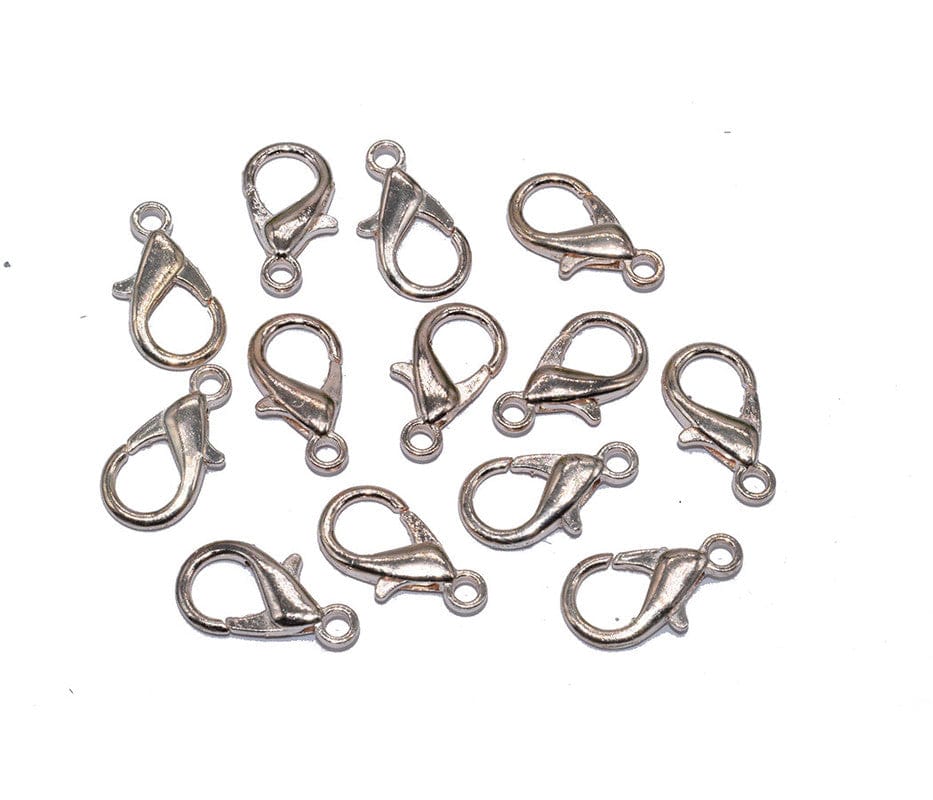 Rose Copper Finish Lobster Clasps , (21X11 MM) EER-022-Per Packet of 12 Pair / 21X11 MM