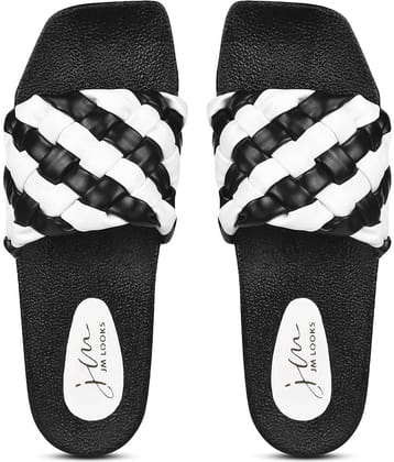 JM Looks Black Women's Slide