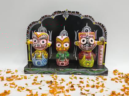 Neem Wood Lord Jagannath Balabhadra Subhadra Idol