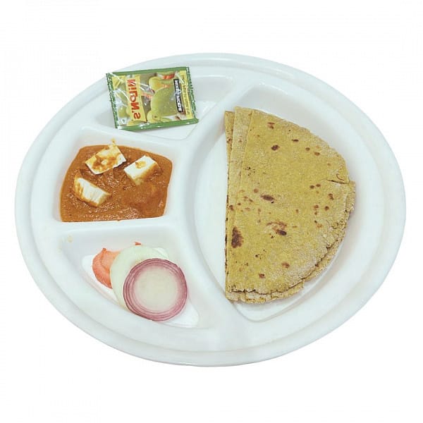 Jowar (sorghum) roti (2) + paneer makhni